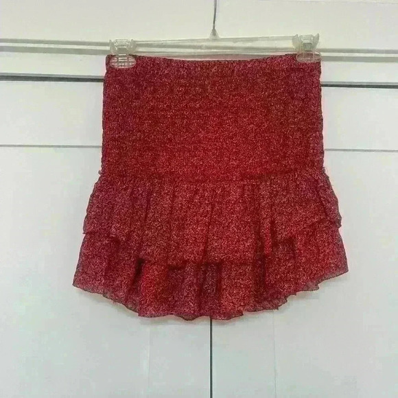 Isabel Marant Red Mini Skirt - Picture 5 of 7